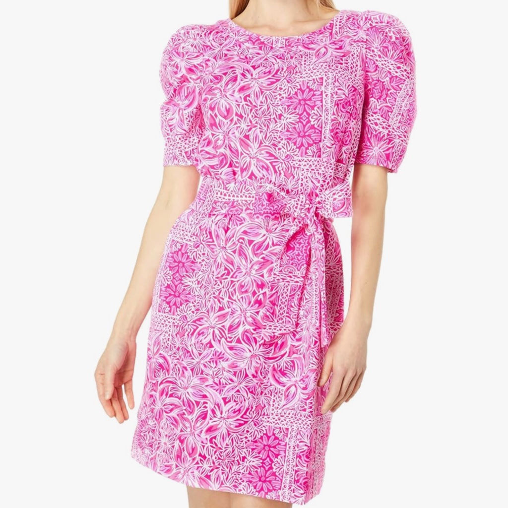 Lilly Pulitzer Harriet Dress Piata Pink Women’s Size Large Nwt
